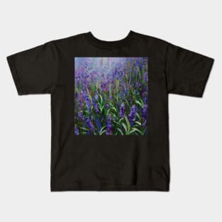 Purple rain- Lavender design Kids T-Shirt